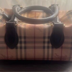 Burberry Beige Plaid Women's Bag